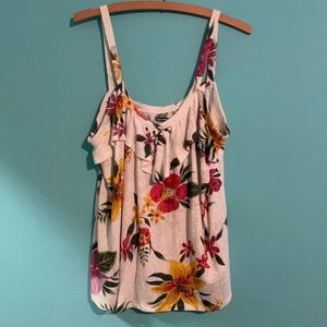 L floral tank